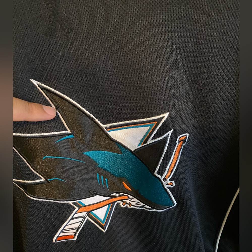 San Jose Sharks NHL Mens Hoodie Small Long Sleeve Pullover Hooded Sweater